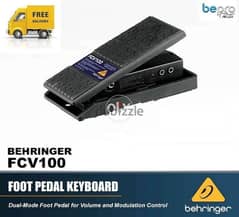 Behringer FCV100 Dual-Mode Expression Pedal Dual-Mode Pedal 0