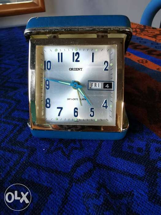 Orient - Japan Vintage travel alarm clock 1