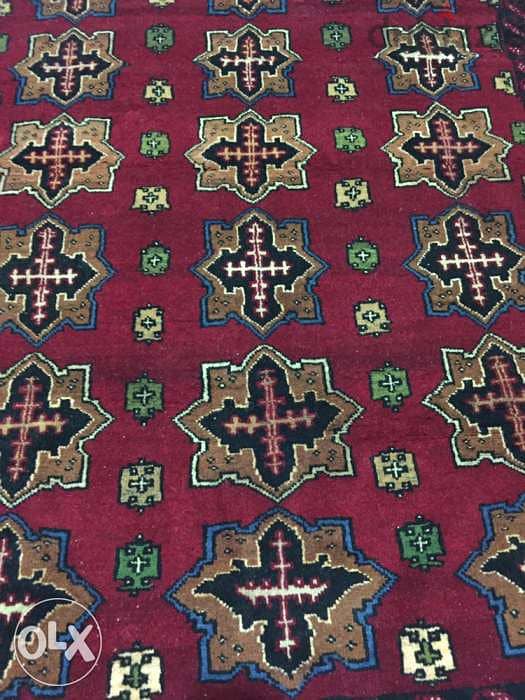 سجادة عجمية. شغل يدوي صوف. 150/115. persian carpet. tapis. Hand made 2