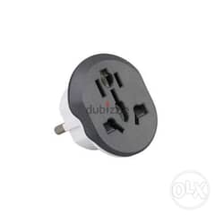 Universal Electric Plug 220V/16A Adapter to EU Socketمحول مقبس كهربائي
