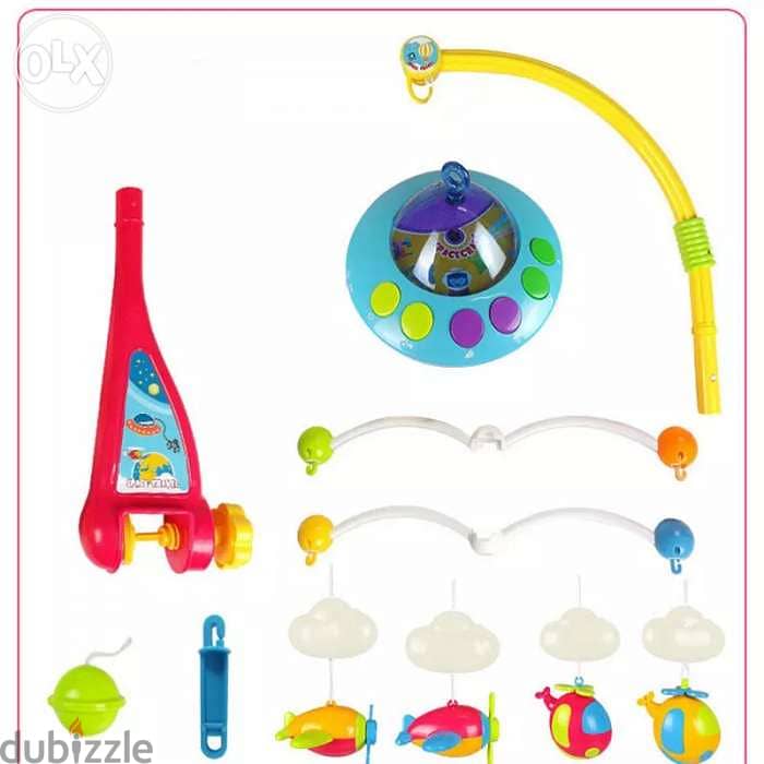 Baby Toys For Newborn Crib Bed Bell With Light & Music 3