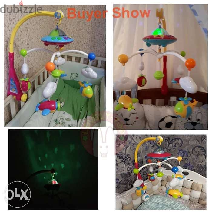 Baby Toys For Newborn Crib Bed Bell With Light & Music 6