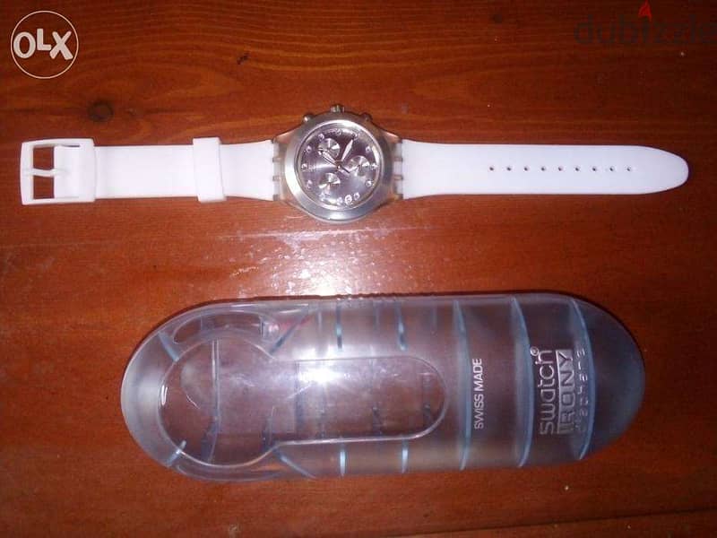 Swatch irony diaphane watch with original box 4