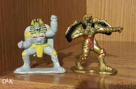 Power Rangers Goldar and king Sphinx small figures 1993