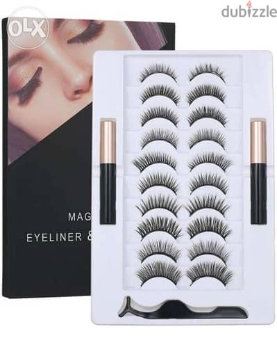 Pepisky Magnetic False Eyelashes Set,with Magnetic Liquid Eyeliner