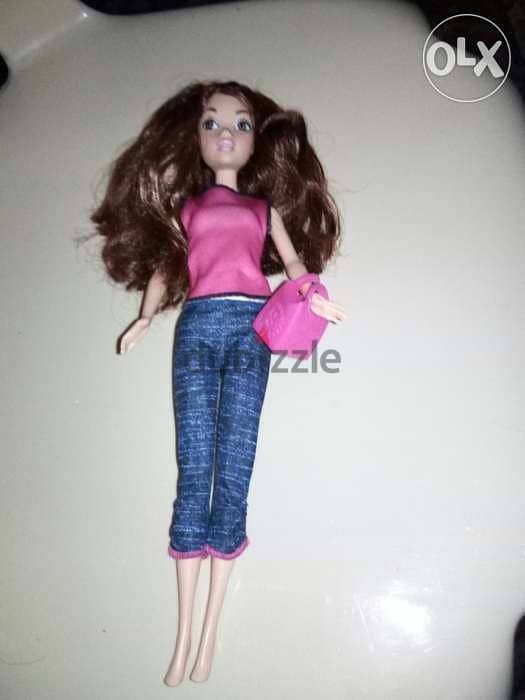 MY SCENE CHELSEA Mattel2003 vintage top doll bending knees +bag=20$ 4