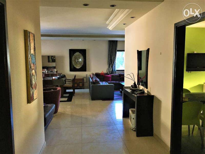 190 SQM Apartment in Mansourieh, Metn with Partial Sea View 1