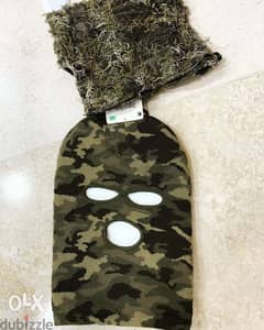 miltiary mask and neck warmer