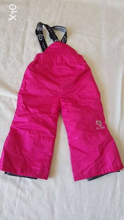 Baby girl winter snow pants 1