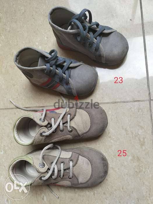 Used kids shoes for boys and girls 3
