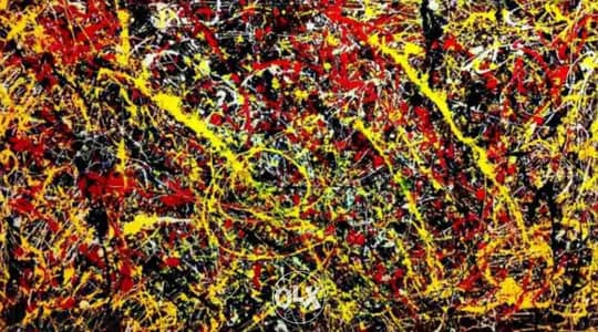 Jackson pollock style art