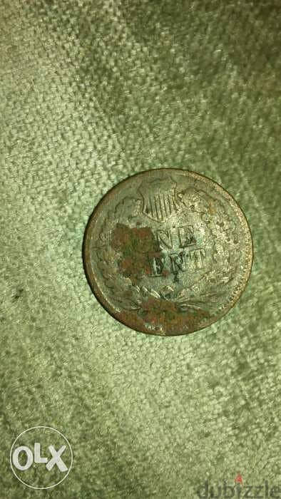 US Cent of Indian Head from year 1889 1