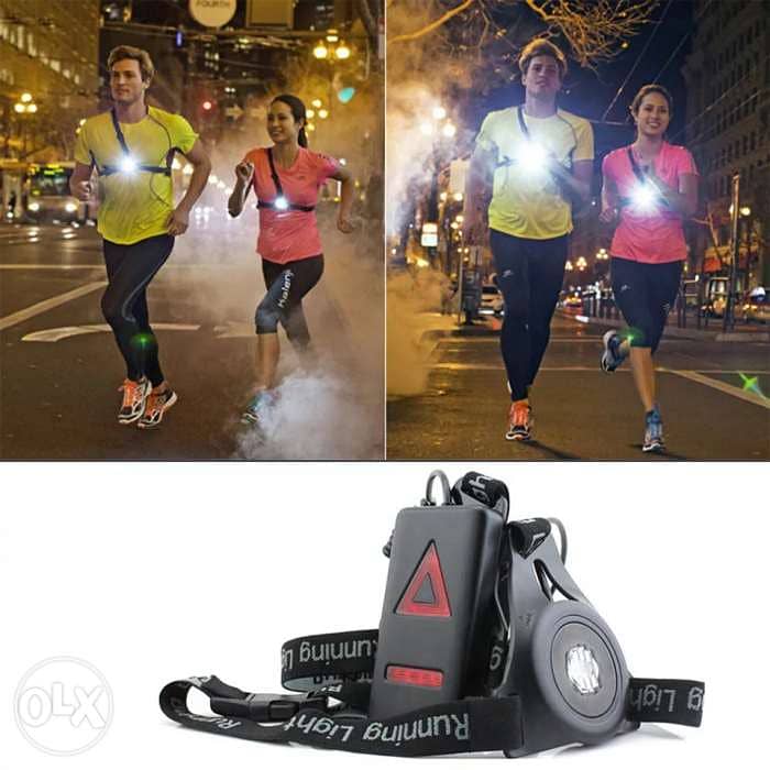 Running Safety Lights USB Rechargeable Chest Light 1