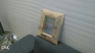 كادر صورة خشب طبيعي real wood photo frame)