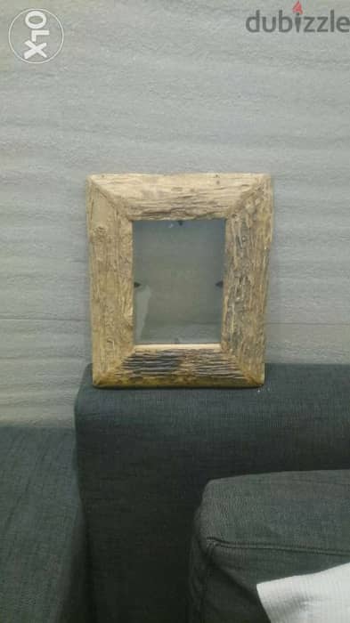 كادر صورة خشب طبيعي real wood photo frame) 2