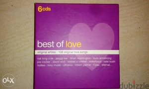 Best of love 6 original cds box set EMI 0