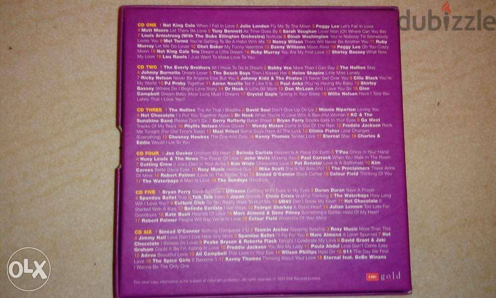 Best of love 6 original cds box set EMI 1