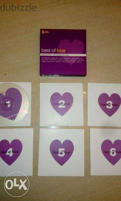 Best of love 6 original cds box set EMI 2