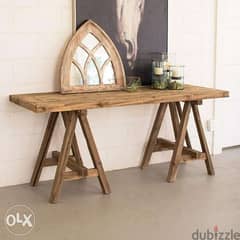 New Creative special wood dining table style طاولة خشب تصميم فريد