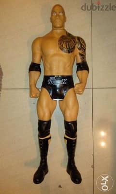 Wwe the rock 80cm figurine by wicked cool toys