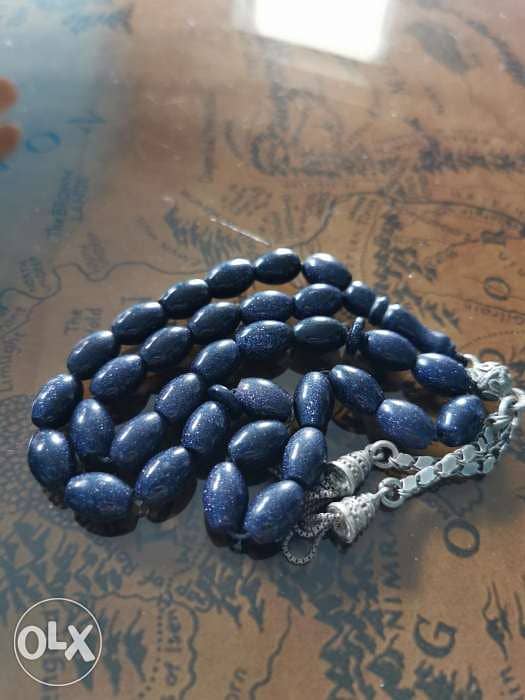 Black Sunstone rosary 1
