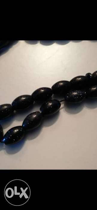 Black Sunstone rosary 3