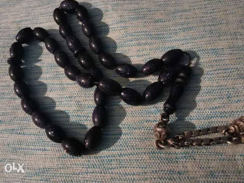 Black Sunstone rosary 6