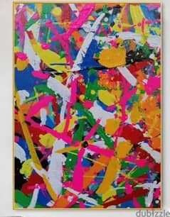 abstract art 90x70cm