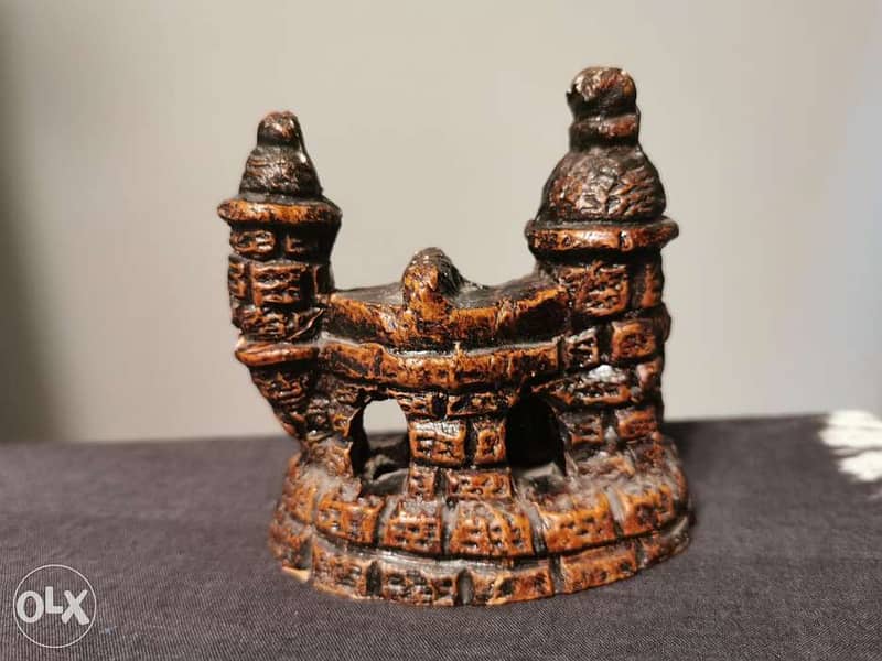 Wooden castle carving 1