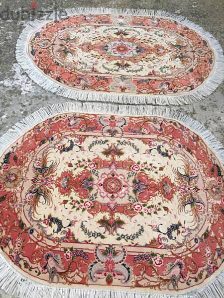 سجاد عجمي. تبريز حرير. Persian Carpet. Tapis. Hand made 3