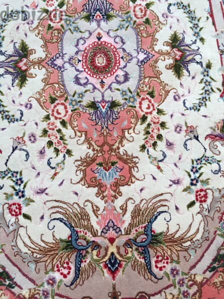سجاد عجمي. تبريز حرير. Persian Carpet. Tapis. Hand made 5
