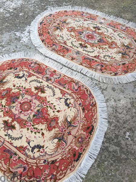 سجاد عجمي. تبريز حرير. Persian Carpet. Tapis. Hand made 6