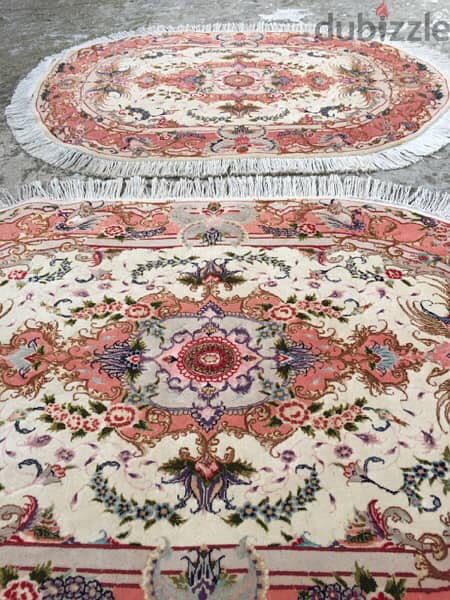 سجاد عجمي. تبريز حرير. Persian Carpet. Tapis. Hand made 7