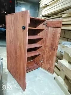 Medum wood closet for clothes rustic style خزانة حجم وسط خشب