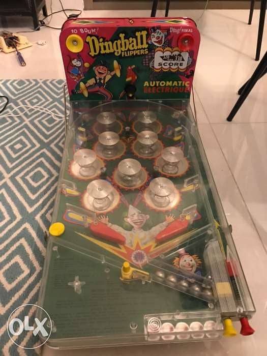 pinball - flipper Tin 1970’s france jouets 0