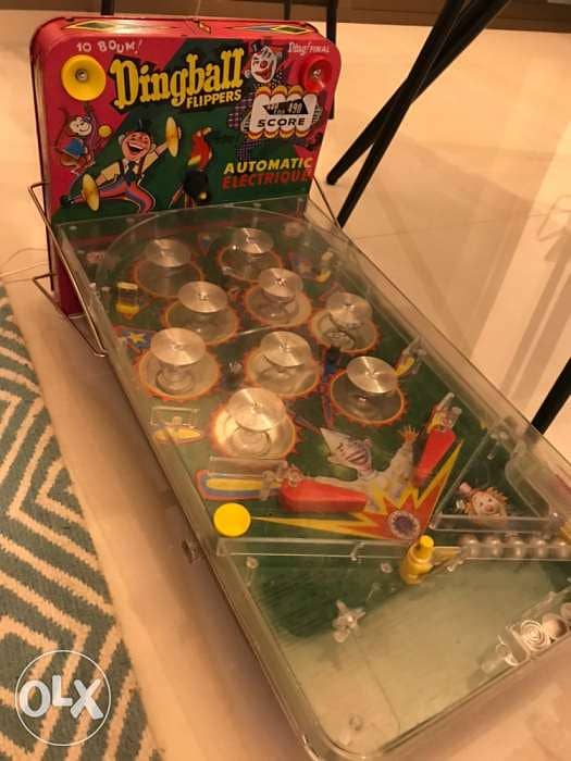 pinball - flipper Tin 1970’s france jouets 4