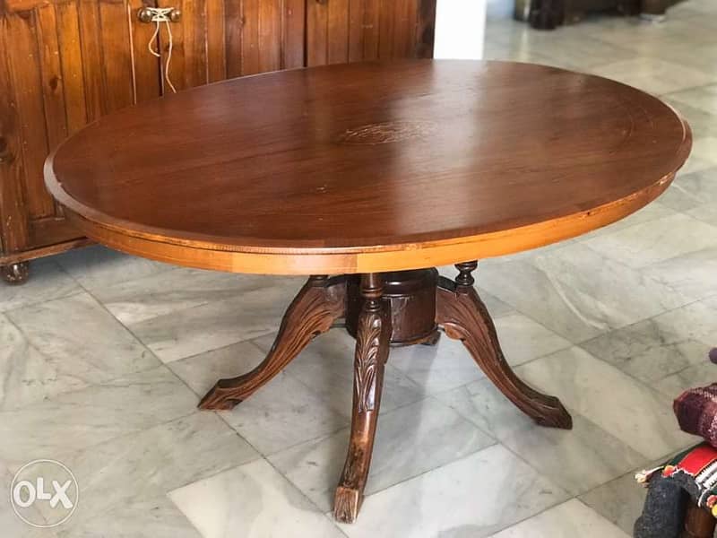 Antique Oval Table - 100cm x 60cm 0