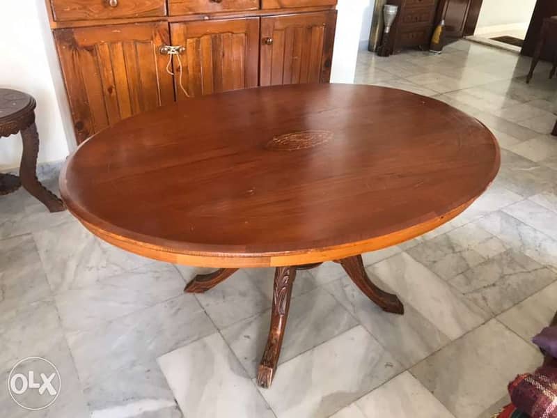 Antique Oval Table - 100cm x 60cm 2
