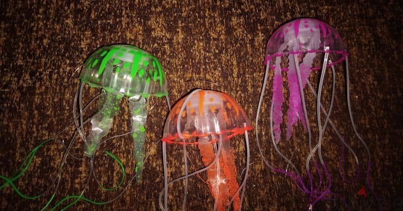 Magical luminous aquarium jellyfish 3