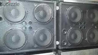 2 Zomax speakers 4 cabinet 0