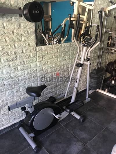 big elliptical and Byke heavy duty like new 70/443573 whatsapp RODGE