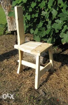 Wooden chair vikings modern style كرسي خشب ستايل فايكينغ 0