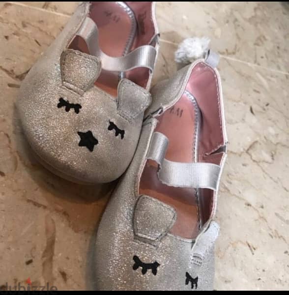 EXCELLENT H&M girl shoes funky mouse design size 30 1