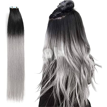 tape Hair extensions اكستنشن وتوصيلات شعر طبيعي لبناني 3