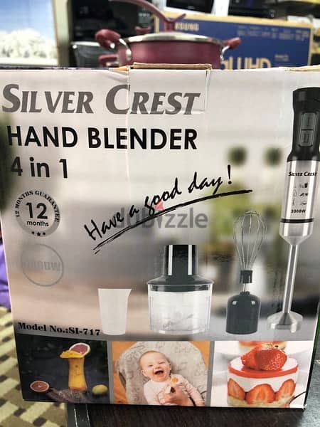Silvercrest Hand Blender 4 in 1 1