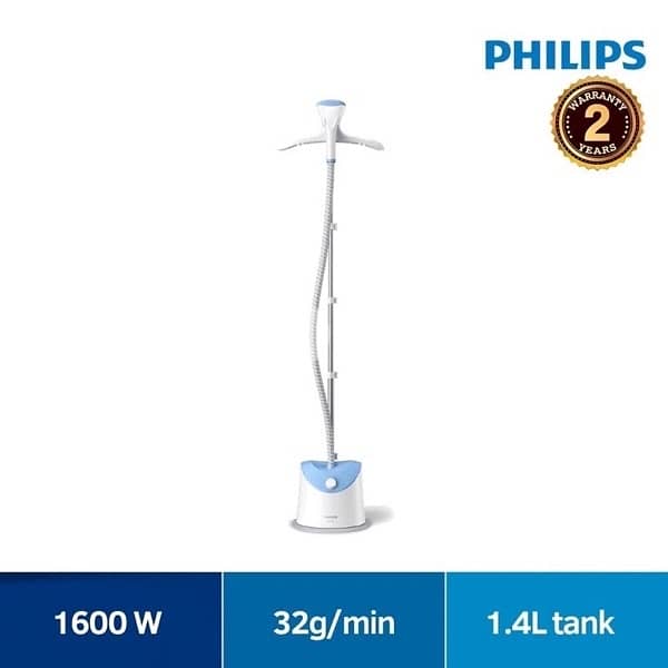 Philips 1600w Easy Touch Stand Garment Steamer GS482 7