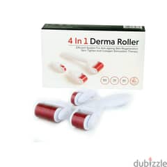4-in-1 Derma Roller Wrinkle & Anti-Aging Skin Beauty Massager 0