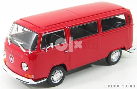 V. W T2 Van diecast car model 1:24.