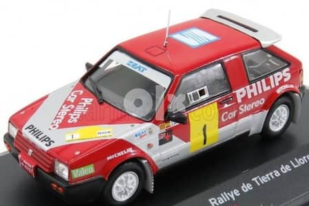 Seat Ibiza Rally diecast car model 1:43.