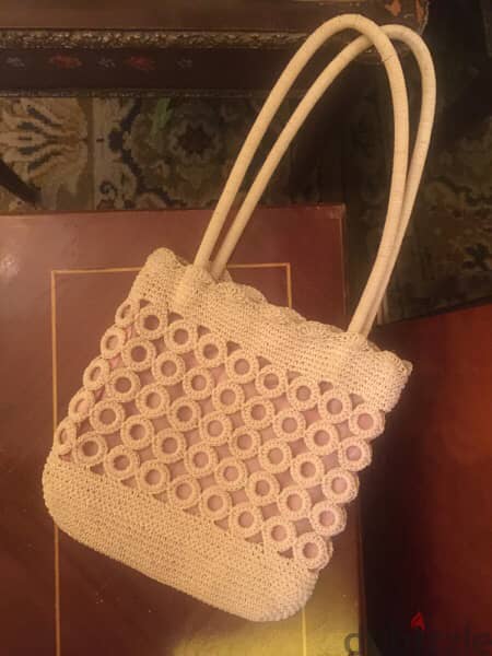Crochet Bag - Vintage  - حقيبة يد كروشية 0